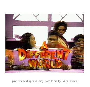 Title screen from A Different World (TV series from the United States)