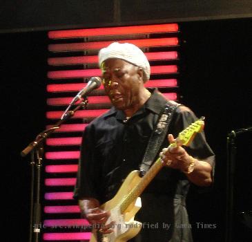 Buddy Guy performing at the Crossroads Guitar Festival