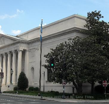 Daughters of the American Revolution Constitution Hall at 311 18th Street, NW in Washington, D.C. The building was constructed in 1929 and is a National Historic Landmark.