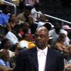 Joe Bryant coaching the Los Angeles Sparks, in a game against the San Antonio Silver Stars on July 3, 2006 at Staples Center.