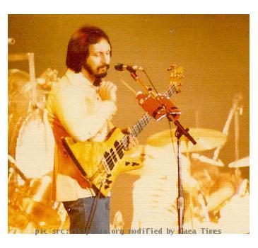 Some snaps taken years ago. John Entwistle, The Who, Toronto Maple Leaf Gardens, Oct 1976