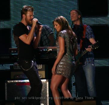 closeup to show performers