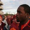 Marcus Vick outside the stadium 2005