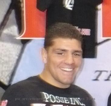 Nick Diaz at the first UFC Fan Expo in Las Vegas, NV