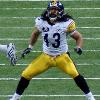 Pittsburgh Steelers safety Troy Polamalu in action in the regular season game against the St. Louis Rams on December 20, 2007.