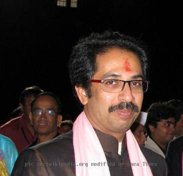 Photo of Uddhav Thackeray, taken at BMM Convention 2009 in Philadelphia, PA.