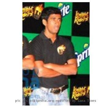 Wriddhiman Saha at the Knight Riders felicitation