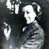 publicity photo of Lillian Hellman from a newspaper