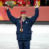 Apolo Anton Ohno at the Short track speed skating at the 2006 Winter Olympics