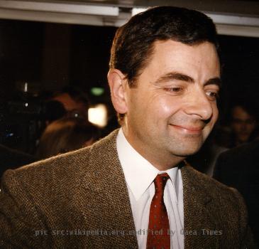 Rowan Atkinson. Photo was taken at the UCI Cinema in  Huerth, Germany. Mr. Atkinson was on promotion tour for his movie "Bean"