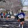 Runners going through Hyde Park during the 2007 AT&T Marathon in Austin