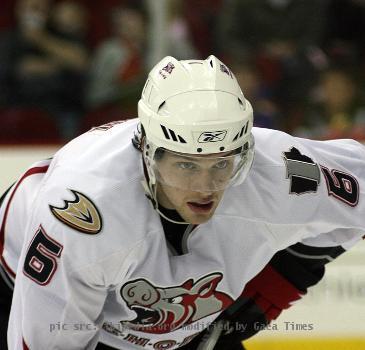 NHL/AHL Player Bobby Ryan playing for the Iowa Chops in November. Photo By Judd Furlong