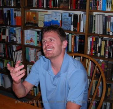 Floyd Landis at a Book Signing on Huntington long Island