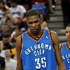 Kevin Durant of the Oklahoma City Thunders at ARCO Arena.