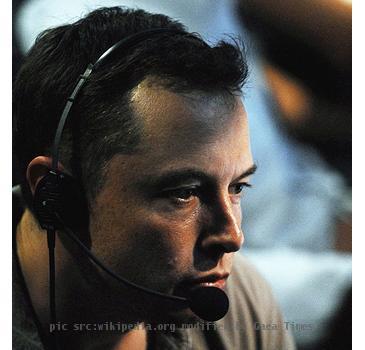 musk at mission control for falcon 1