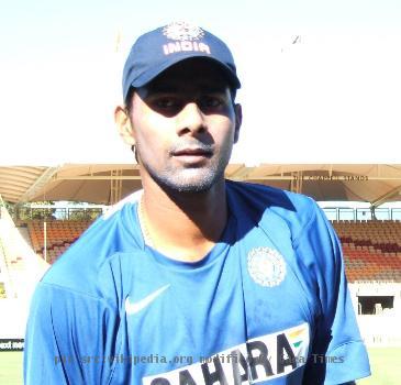 Praveen Kumar at Adelaide Oval