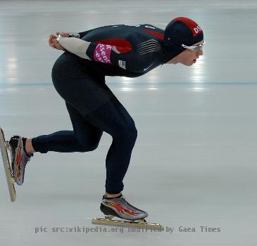 Trevor Marsicano at the World Allround Championships in Hamar 2009