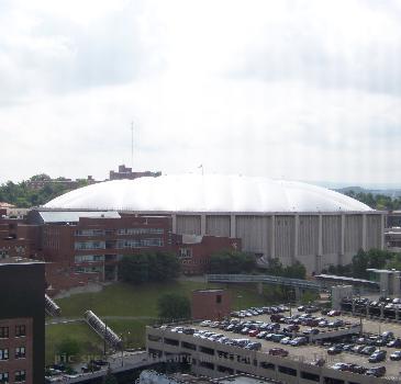 Carrier Dome from 24th floor of Toomey Abbott Towers