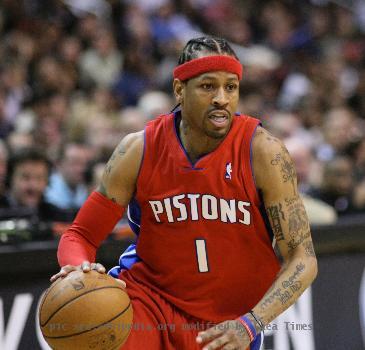 Allen Iverson, of the National Basketball Association