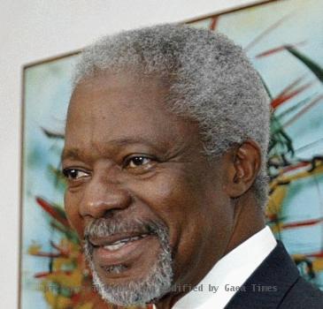 Kofi Annan; license is similar to cc-by