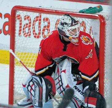 Miikka Kiprusoff of the Calgary Flames