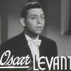 Cropped screenshot of Oscar Levant from the trailer for the film