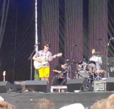 Vampire Weekend at Lollapalooza in Grant Park, Chicago, IL on August 8th, 2009.