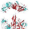 3d ribbon model of botulinum neurotoxin serotype A (botox) from PDB 3BTA. Ref. Lacy, D.B.,  Tepp, W.,  Cohen, A.C.,  DasGupta, B.R.,  Stevens, R.C.   (1998) Crystal structure of botulinum neurotoxin type A and implicatio