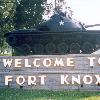 I took this photo on June 9, 1999 at the entrance to Fort Knox