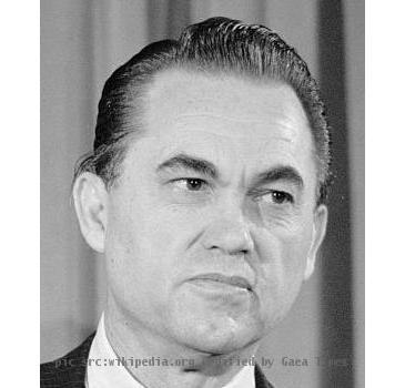 Ex-Governor Wallace of Alabama news conference - stating he is a presidential canidate i.e., candidate on the 3rd party ticket.