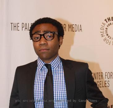 American actor and comedian Donald Glover at PaleyFest2010