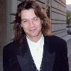 Photo of musician Eddie Van Halen at the 45th Emmy Awards.