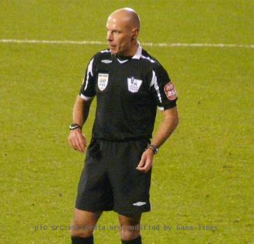 English football (soccer) referee Howard Webb