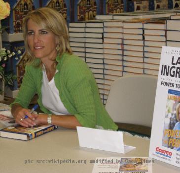 Laura Ingraham signs her new book, Power To The People at the Lawrence, NY Costco.