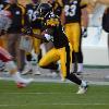 Santonio Holmes running after a reception - October 15, 2006