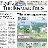 The front page of
