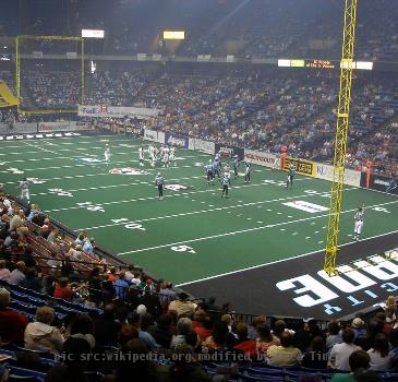 Arena football at Kansas City