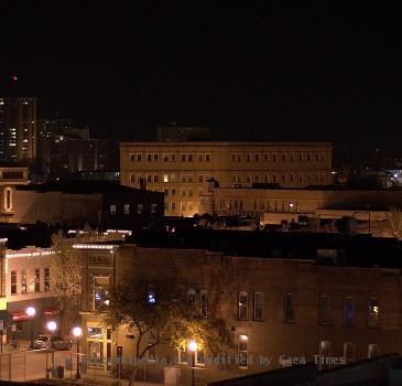 The Champaign, IL skyline from downtown.