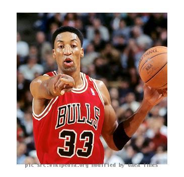 Chicago Bulls Scottie Pippen 1995