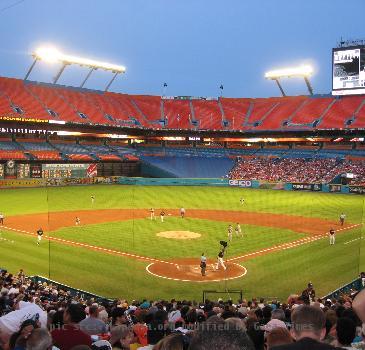 At a Florida Marlins