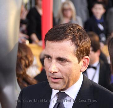 Steve Carell at the Screen Actors Guild Awards at the Shrine Auditorium on January 23rd, 2010.