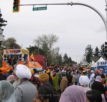 Vaisakhi parade in Surrey, BC, Canada