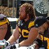 Alan Faneca in a Pittsburgh Steelers throwback uniform - September 16, 2007