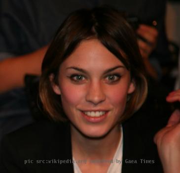 Alexa Chung at the Twenty8Twelve fashion show