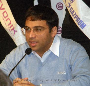 World Chess Championship 2008. News conference. Viswanathan Anand.