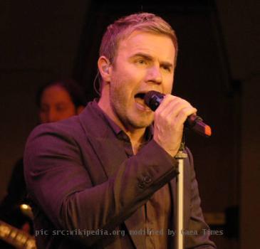 i took this by camera at the take that bbc radio 2 performance in November 2008.