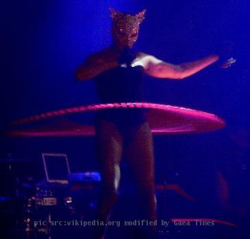 Grace Jones on her "Hurrican" Tour