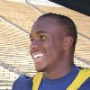 Cal wide Jahvid Best at the 2009 Cal Fan Appreciation Day at Memorial Stadium in Berkeley, California.