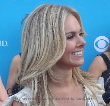 Laura Bell Bundy at the 45th Annual Academy of Country Music Awards.