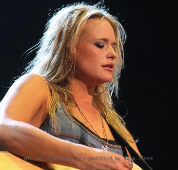 Miranda Lambert performing in Dallas, TX